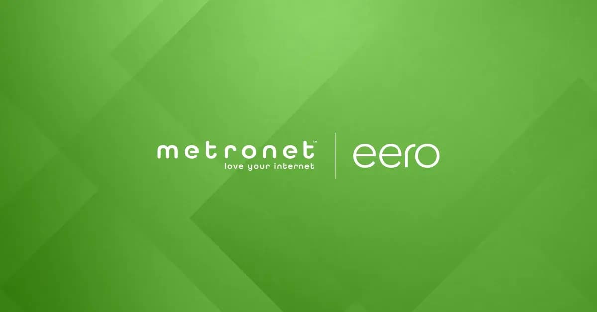 Metronet blog logo eero cobrand green